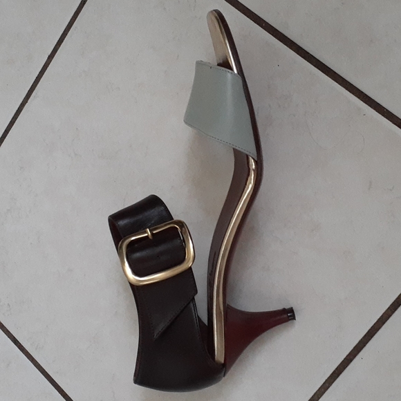 Michael Vivien Chaussures leather sandles 91/2 - Picture 5 of 9